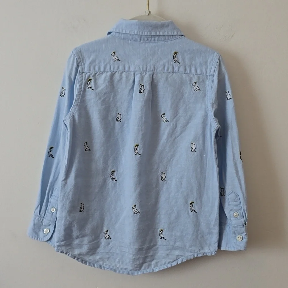 Janie and Jack Toddler Boy Button Down Shirt sz 3